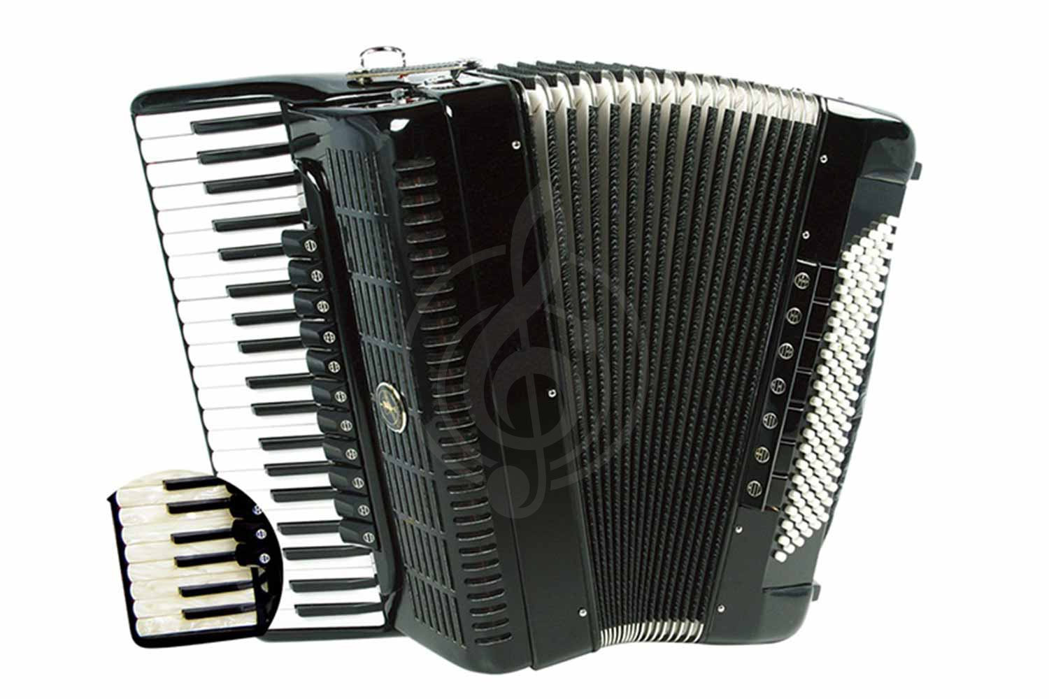 Аккордеон 4/4 JH2001-B Аккордеон 41/120/11/7, черный, с футляром, Aurus - фото 1