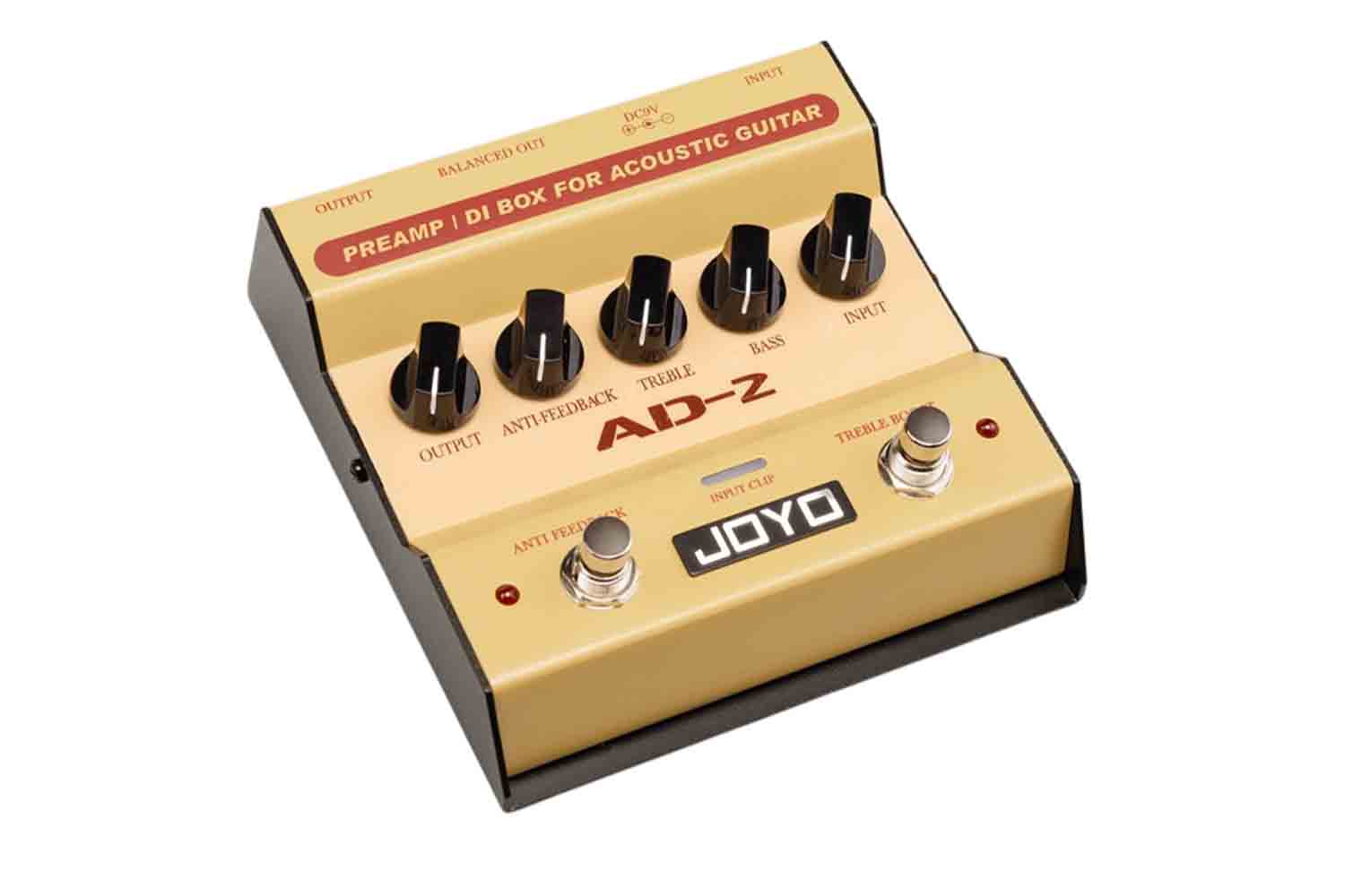 Педаль эффектов для электрогитары Joyo AD-2-Acc.Preamp-Di-box - Педаль эффектов - фото 1
