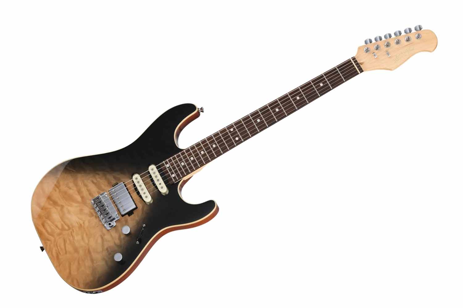 Электрогитара Stratocaster Justpro ST621-MCB - Электрогитара, коричневый санберст - фото 1