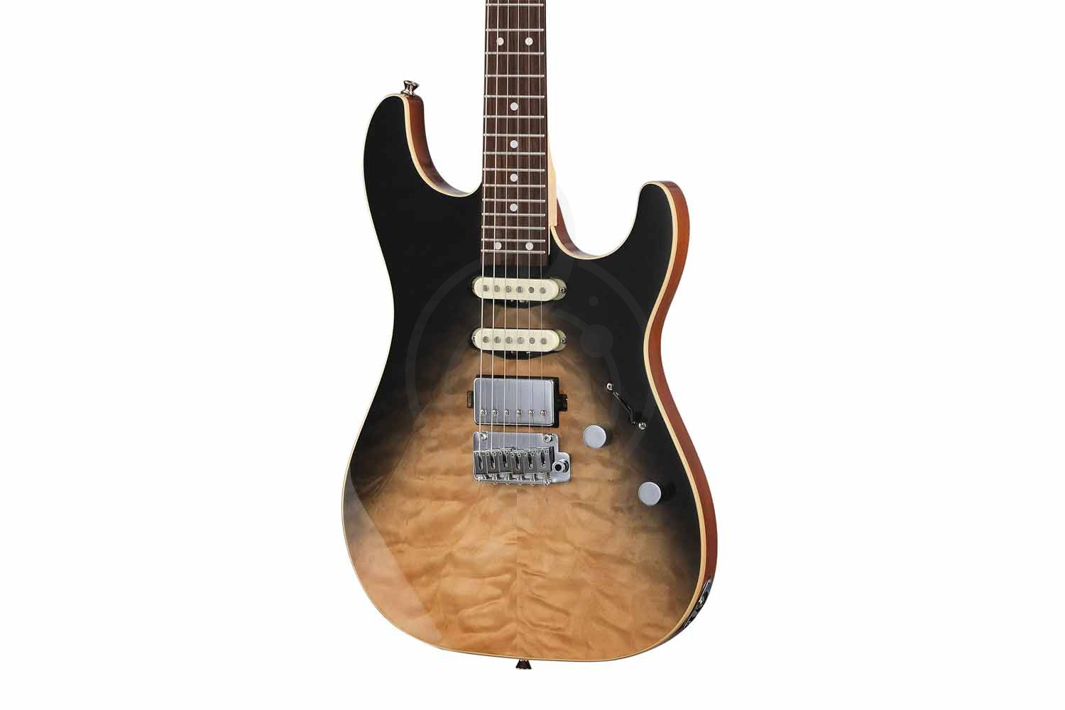 Электрогитара Stratocaster Justpro ST621-MCB - Электрогитара, коричневый санберст - фото 8