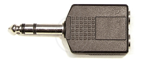 Kirlin 2654 - Разъем соединительный. Переходник стерео Джек 1/4" папа на 2х стерео Джека 1/4" мама - фото 1 Переходник Jack - Jack Kirlin 2654 - Разъем соединительный. Переходник стерео Джек 1/4" папа на 2х стерео Джека 1/4" мама - фото 1
