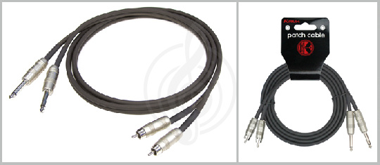 Межблочный кабель Kirlin AP-403PR-2 Кабель, 2 RCA - 2 Jack, 2м - фото 1