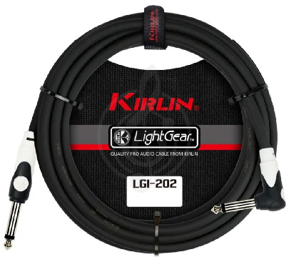 Гитарный кабель Kirlin LightGear - LGI-202/10m - Инструментальный кабель джек-джек 6,5 мм - фото 1