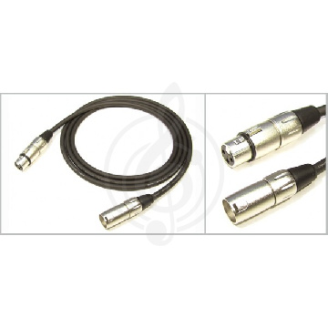 Kirlin MP-280-2 Кабель микрофонный XLR<=>XLR 2м - фото 1 XLR-XLR микрофонный кабель Kirlin MP-280-2 Кабель микрофонный XLR<=>XLR 2м - фото 1