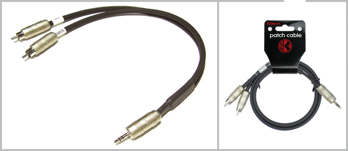 Y-кабель Kirlin Y-364-PR-2 Кабель, 1 mini Jack - 2 RCA, 2м - фото 1