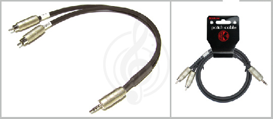 Y-кабель Kirlin Y-364-PR-2 Кабель, 1 mini Jack - 2 RCA, 2м - фото 1