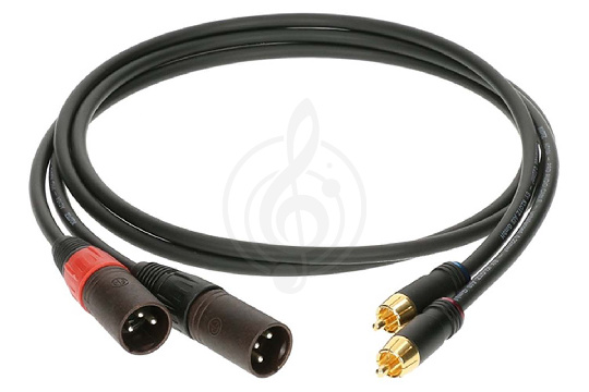 Спикерный кабель Klotz AL-RM0150 Кабель акустический RCA-XLRm, 1,5м, 2шт - фото 1