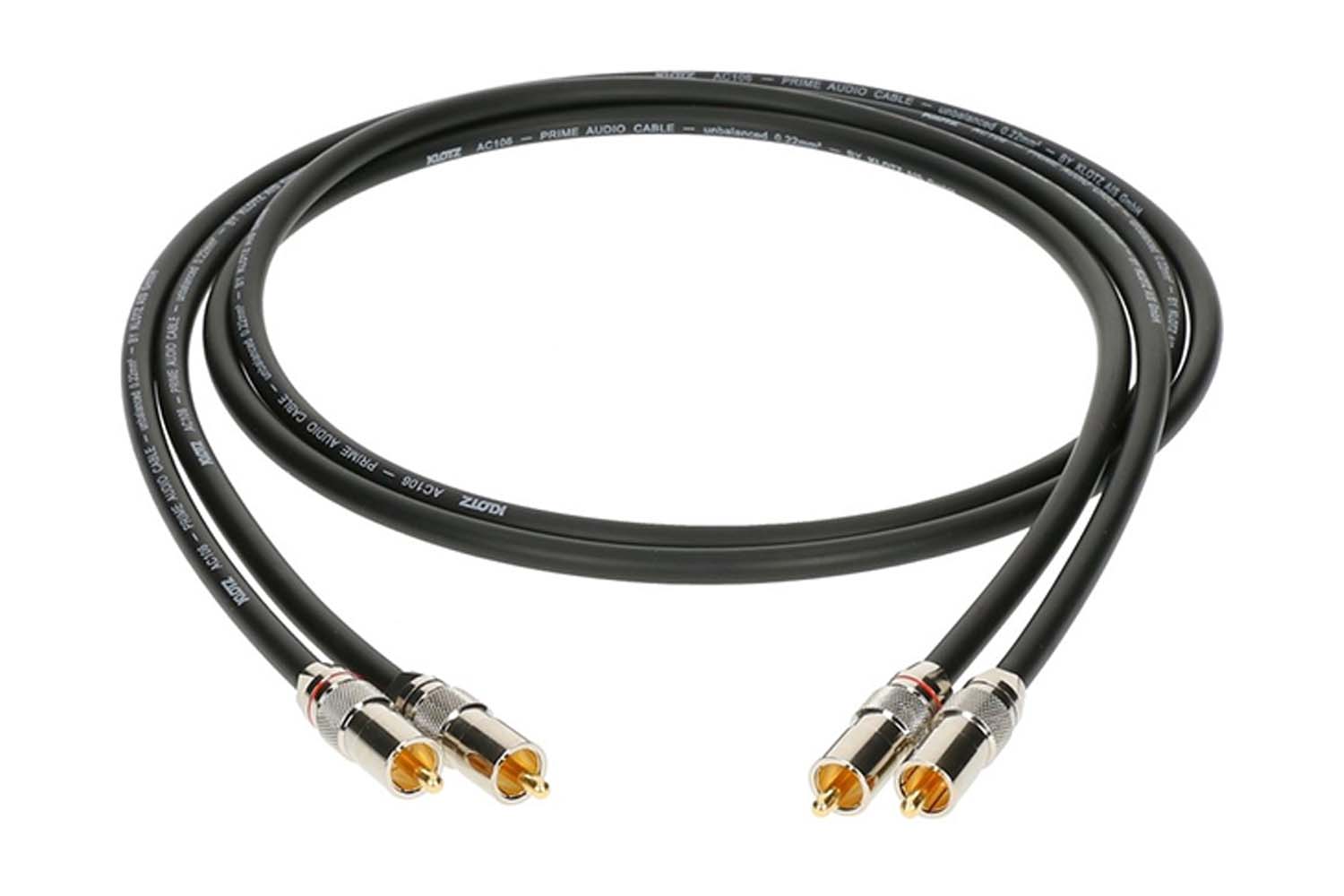 Спикерный кабель Klotz ALP015 Кабель акустический RCA, 1,5м, 2шт - фото 1