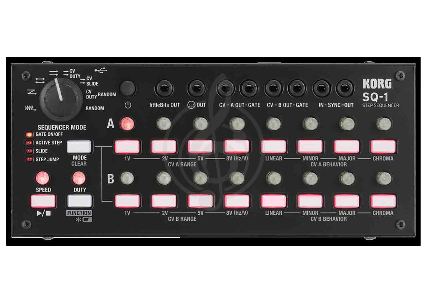 Процессор эффектов KORG SQ1 - Cеквенсор для аналоговых синтезаторов - фото 1