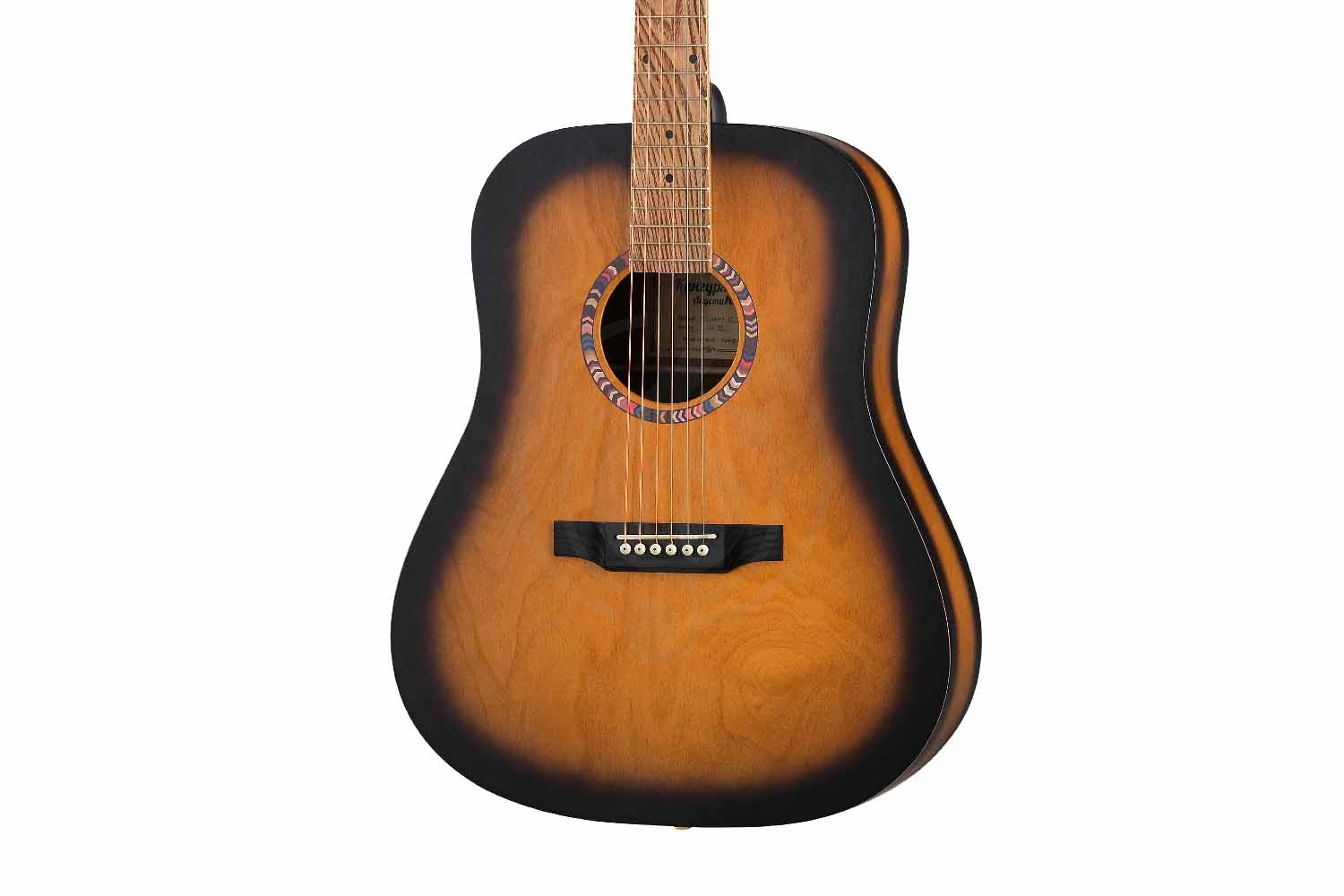 Акустическая гитара Кунгурская Акустика D-Sunburst-43 - Гитара акустическая      - фото 5