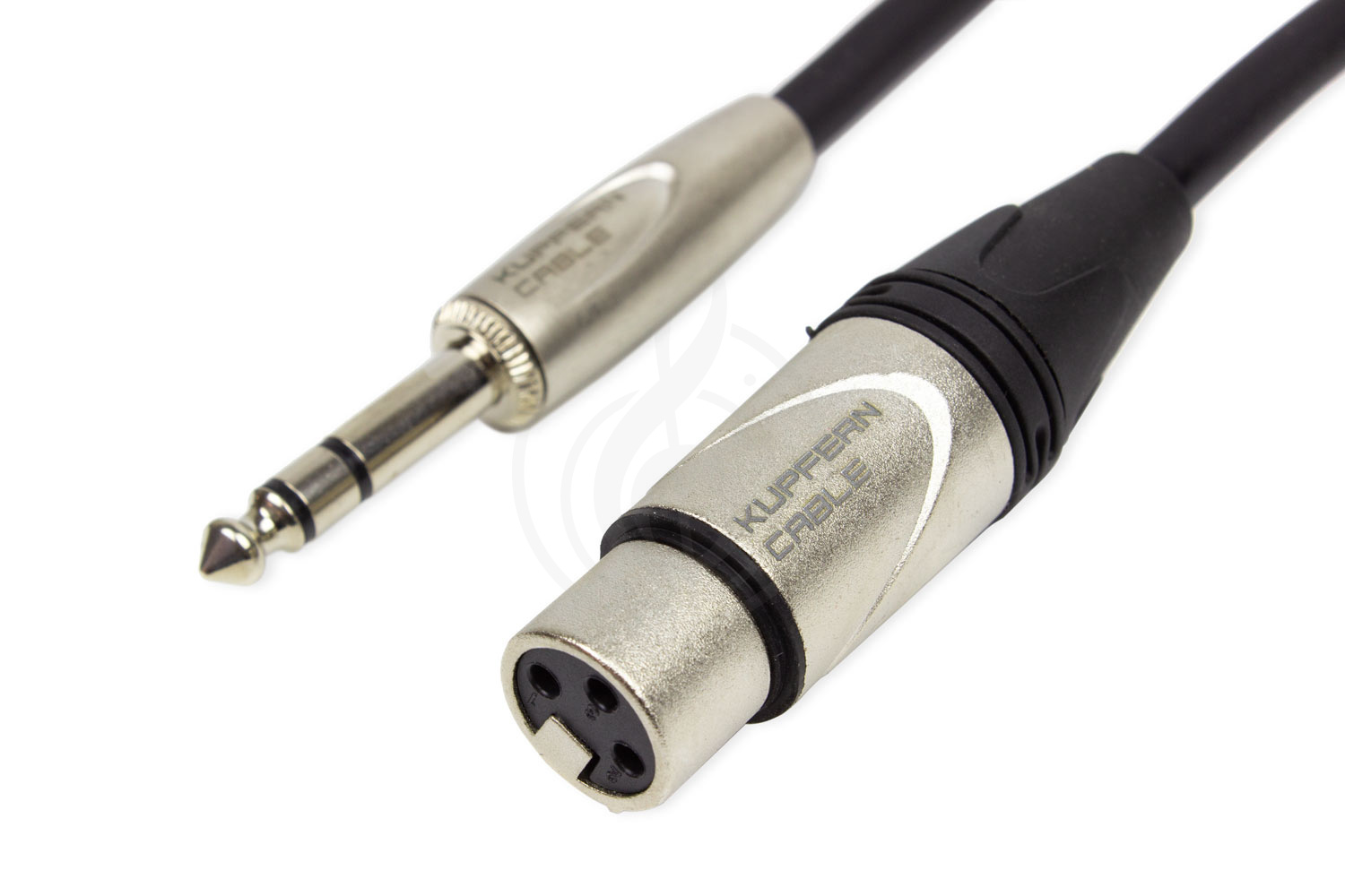 XLR-Jack микрофонный кабель KUPFERN KFMC07 6M - Шнур микрофонный XLR-F - Jack 1/4 stereo male - фото 5