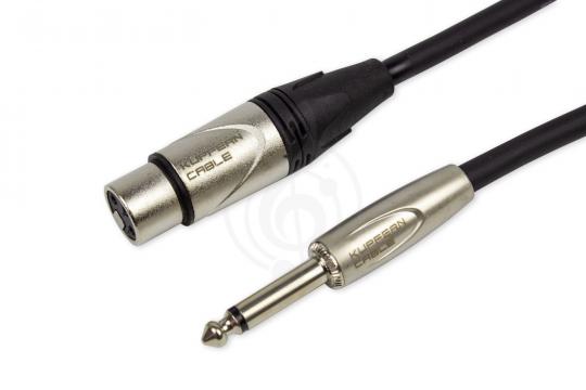 XLR-Jack микрофонный кабель KUPFERN KFMC08 6M - Шнур микрофонный XLR мама -  Jack 1/4 mono папа - фото 2