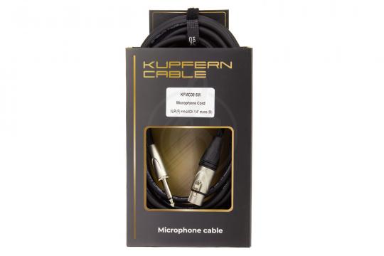 XLR-Jack микрофонный кабель KUPFERN KFMC08 6M - Шнур микрофонный XLR мама -  Jack 1/4 mono папа - фото 3