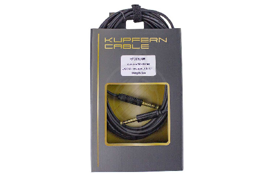KUPFERN KFMC18 6M - Шнур аудио stereo Jack 1/4 - stereo Jack 1/4 - фото 1 Межблочный кабель KUPFERN KFMC18 6M - Шнур аудио stereo Jack 1/4 - stereo Jack 1/4 - фото 1