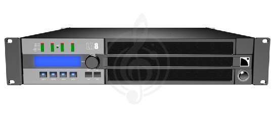 L'Acoustics LA8 Усилитель мощности, 4x 1800 Вт/4 Ом, 4х 1100 Вт/8 Ом, процессор DSP, 2U, AES/EBU - фото 1 Цифровый усилитель мощности L'Acoustics LA8 Усилитель мощности, 4x 1800 Вт/4 Ом, 4х 1100 Вт/8 Ом, процессор DSP, 2U, AES/EBU - фото 1