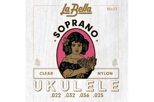 La Bella 11-SOPRANO Комплект струн для укулеле сопрано - фото 1 Струны для укулеле сопрано La Bella 11-SOPRANO Комплект струн для укулеле сопрано - фото 1