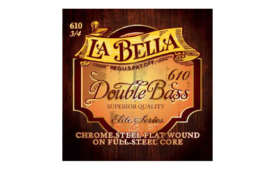 La Bella 610 - Комплект струн для контрабаса размером 3/4, сталь - фото 1 Струны для контрабаса La Bella 610 - Комплект струн для контрабаса размером 3/4, сталь - фото 1