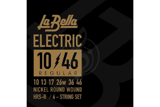 La Bella HRS-R Hard Rockin Steel Regular - Комплект струн для электро-гитары,10-46 - фото 1 Струны для электрогитары La Bella HRS-R Hard Rockin Steel Regular - Комплект струн для электро-гитары,10-46 - фото 1