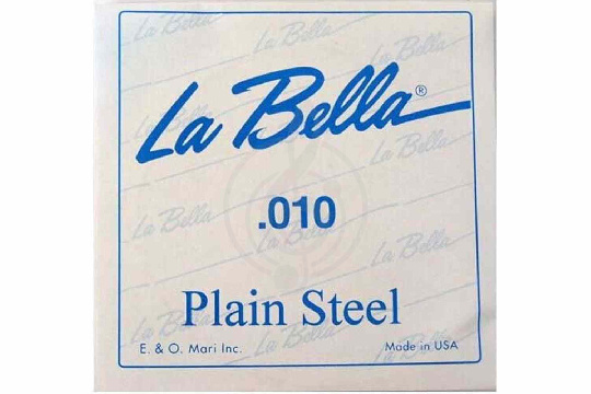 La Bella PS010 Отдельная стальная струна без оплетки диамером 0,010 - фото 1 Струны для акустической гитары La Bella PS010 Отдельная стальная струна без оплетки диамером 0,010 - фото 1