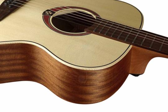 Акустическая гитара LAG T-70A NAT - Гитара акустическая - фото 3