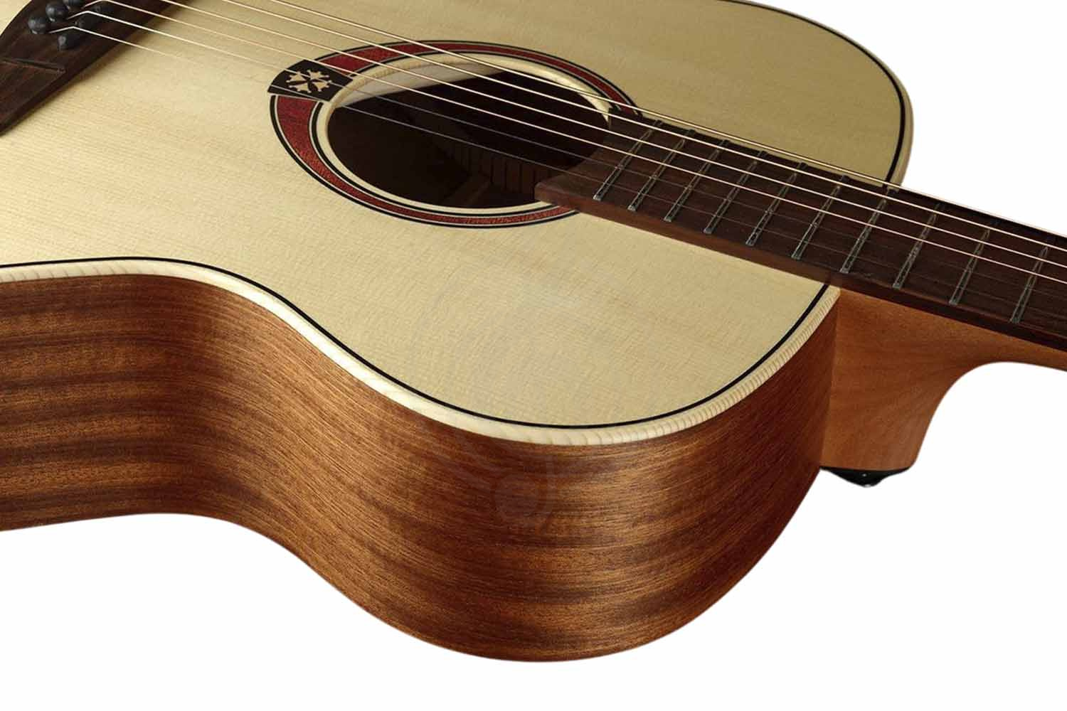 Акустическая гитара LAG T-70A NAT - Гитара акустическая - фото 3