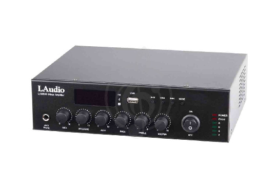 Радиоузел LAudio LAM60B - Микшер усилитель мощности трансляционный - фото 1