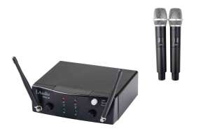 Изображение LAudio PRO2-M - Вокальная радиосистема, 2 ручных передатчика