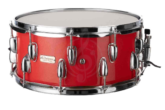 Малый барабан LDrums LD6408SN - Малый барабан, красный, 14"х6,5" - фото 1