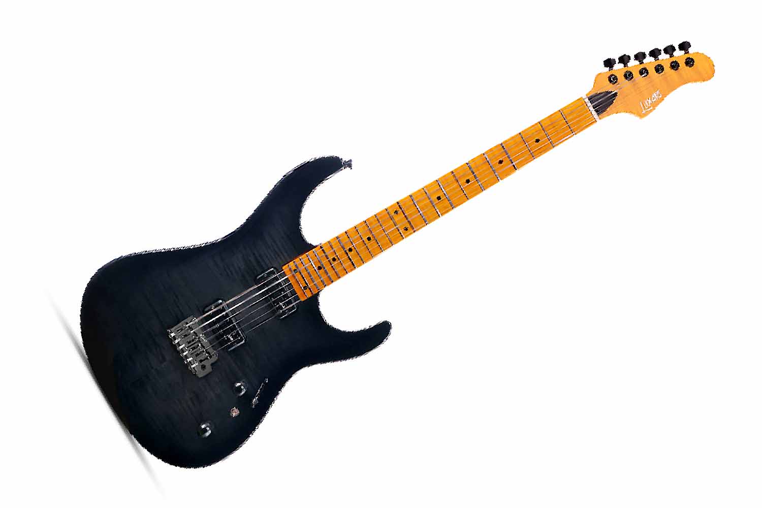 Электрогитара Superstrat Luxars S-G37-MAX-S-SBK - Электрогитара - фото 1