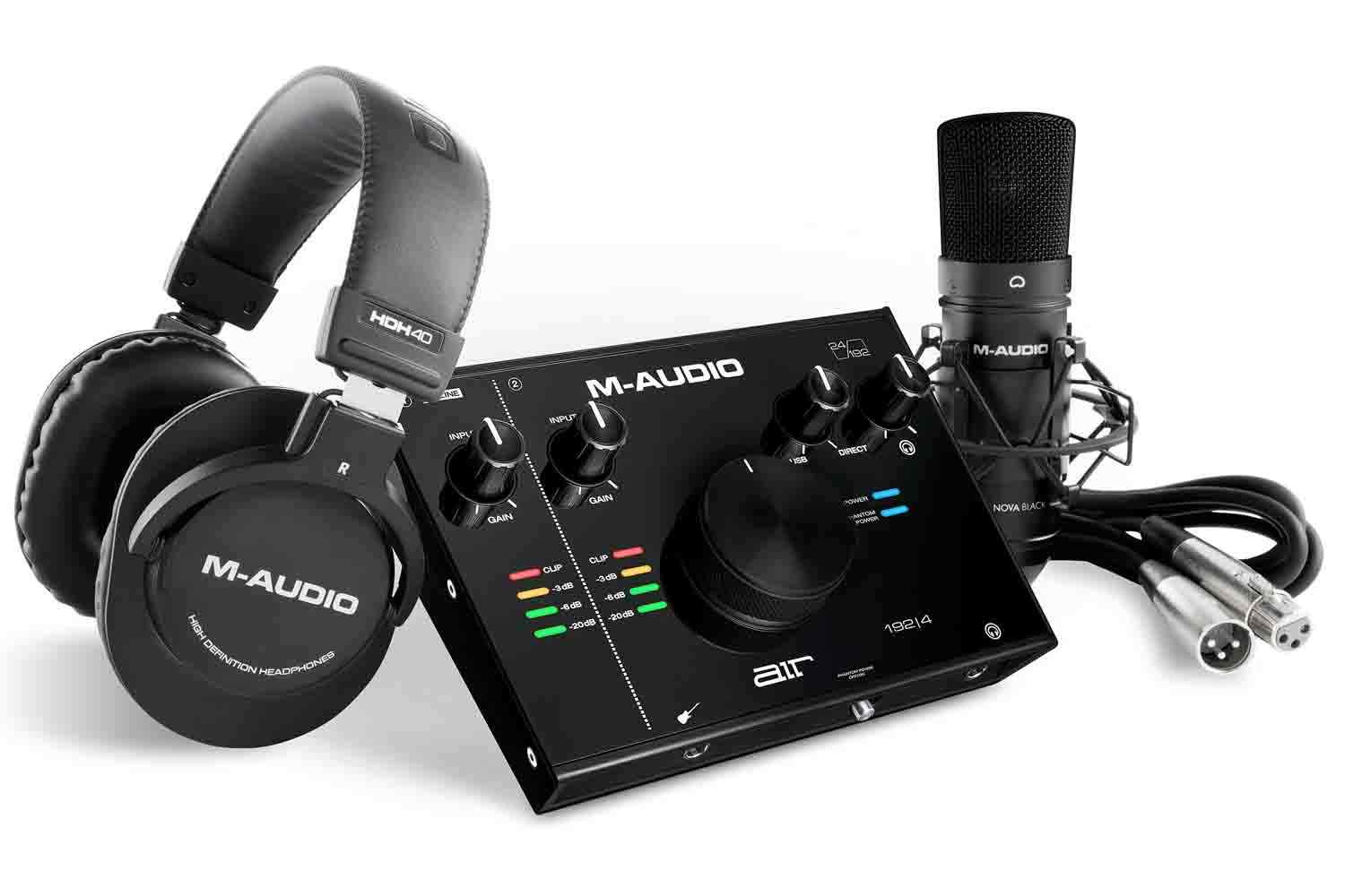 Комплект для звукозаписи M-Audio AIR 192 4 Vocal Studio Pro - Комплект: USB аудиоинтерфейс, наушники,  студийный микрофон - фото 1