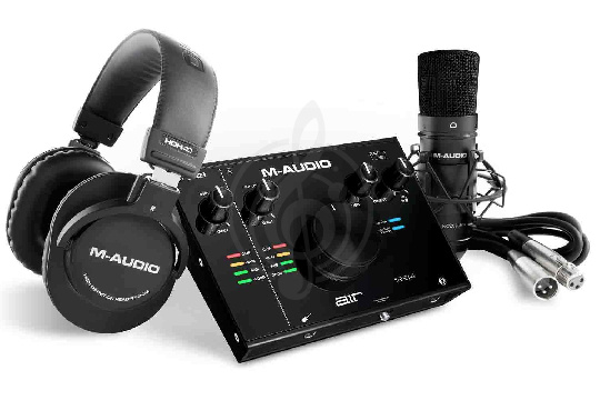 Комплект для звукозаписи M-Audio AIR 192 4 Vocal Studio Pro - Комплект: USB аудиоинтерфейс, наушники,  студийный микрофон - фото 1