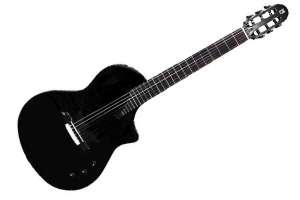 Изображение Martinez Hispania-Black-GT - Классическая гитара со звукоснимателем, черная