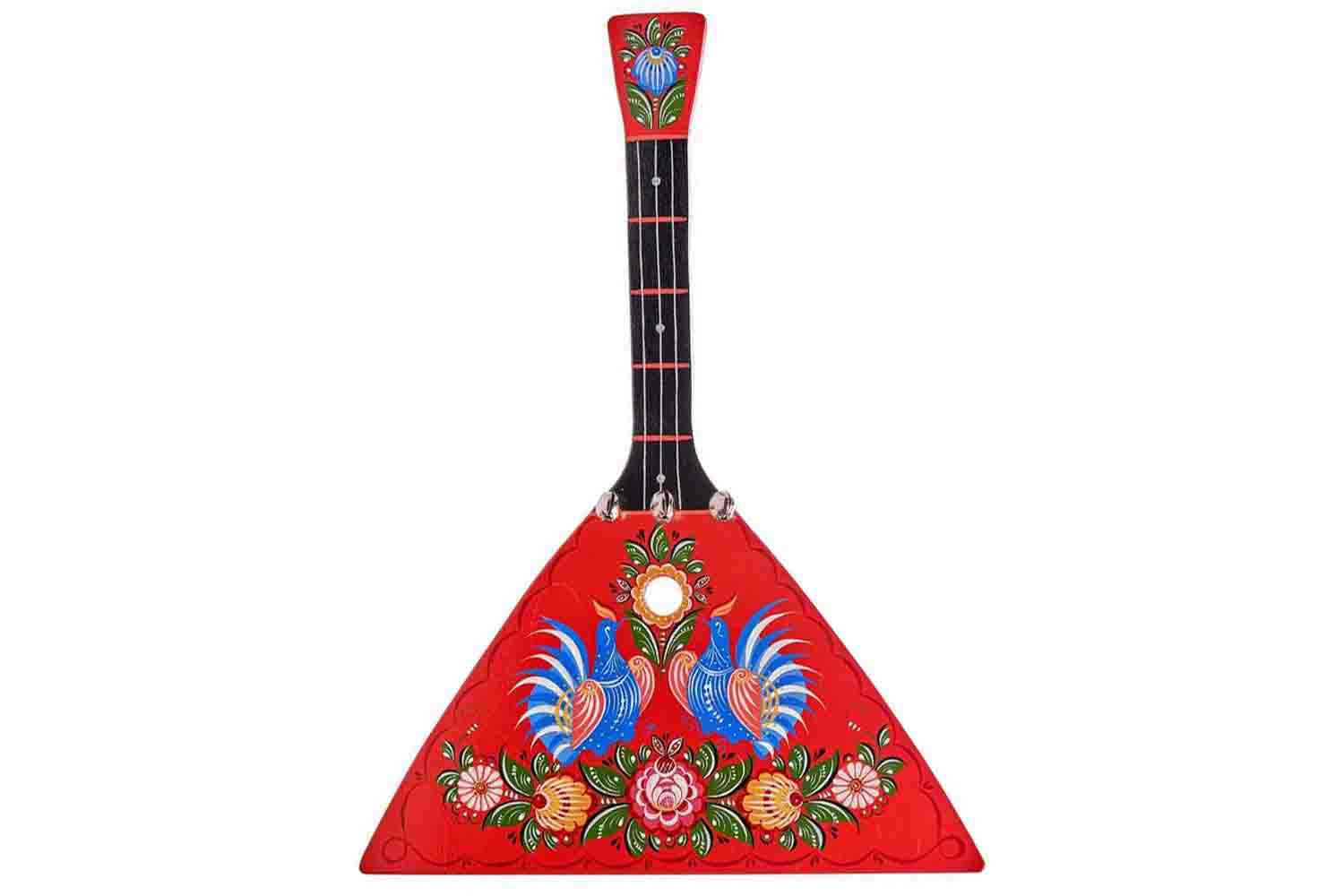 Балалайка прима Мастерская Сереброва к2-бл-01 - Балалайка детская с бубенцами - фото 1