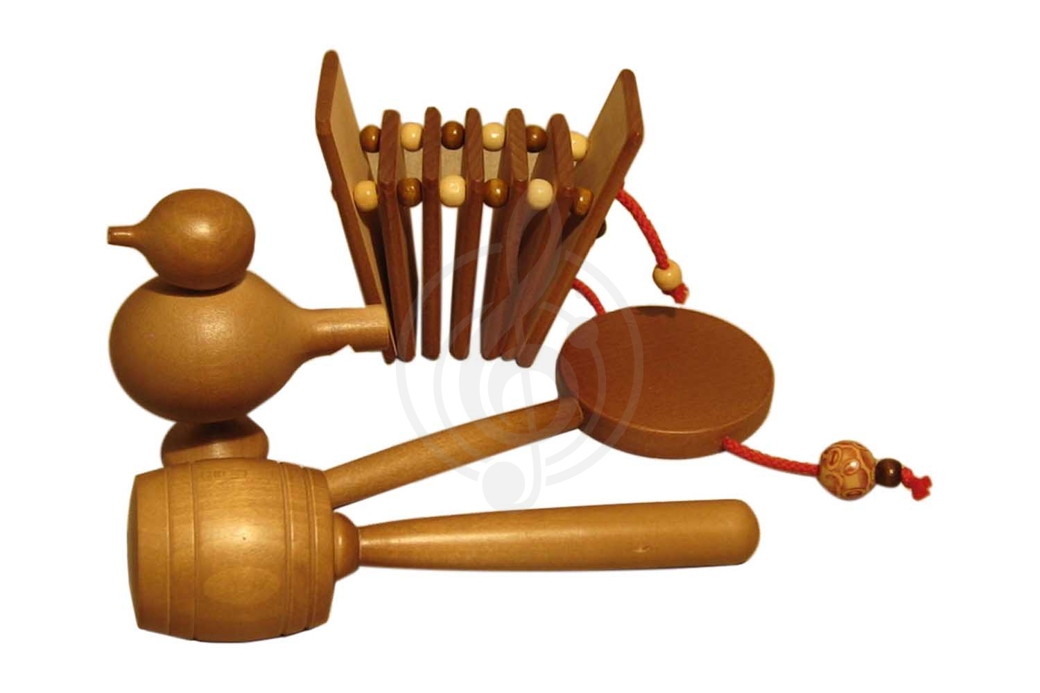 Набор шумовых инструментов Мастерская Сереброва т2-кт-14 «Каруселька» - Набор шумовых инструментов - фото 1