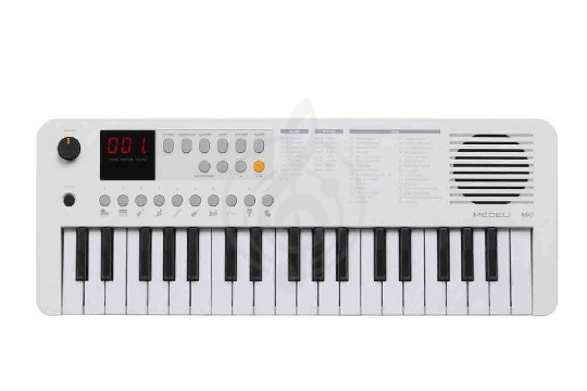 Детский синтезатор Medeli MK1-WH-Medeli -  Синтезатор, 37 клавиш, белый - фото 1