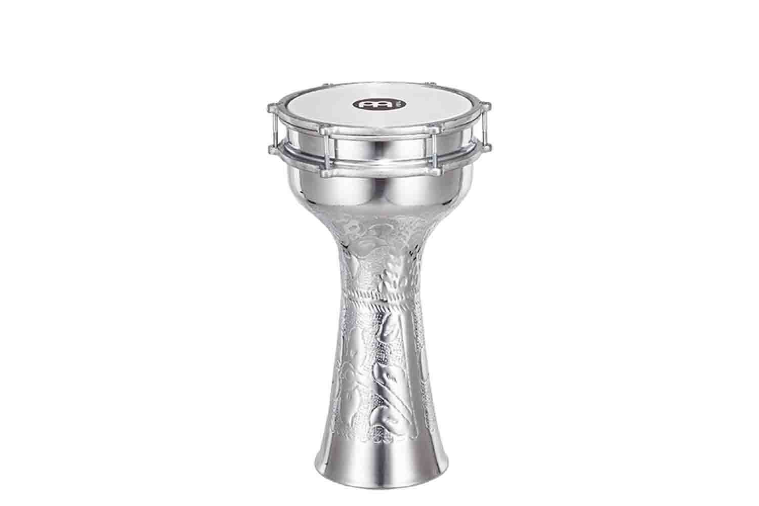 Дарбука Meinl HE-315 Aluminum Jingle Барабан дарбука 8 1/4 x 16 1/4", алюминий, чеканка - фото 1