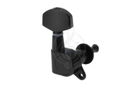 Metallor J-02-BK-6 - Колки для гитары 6л, черные - фото 1 Metallor J-02-BK-6 - Колки для гитары 6л, черные - фото 1