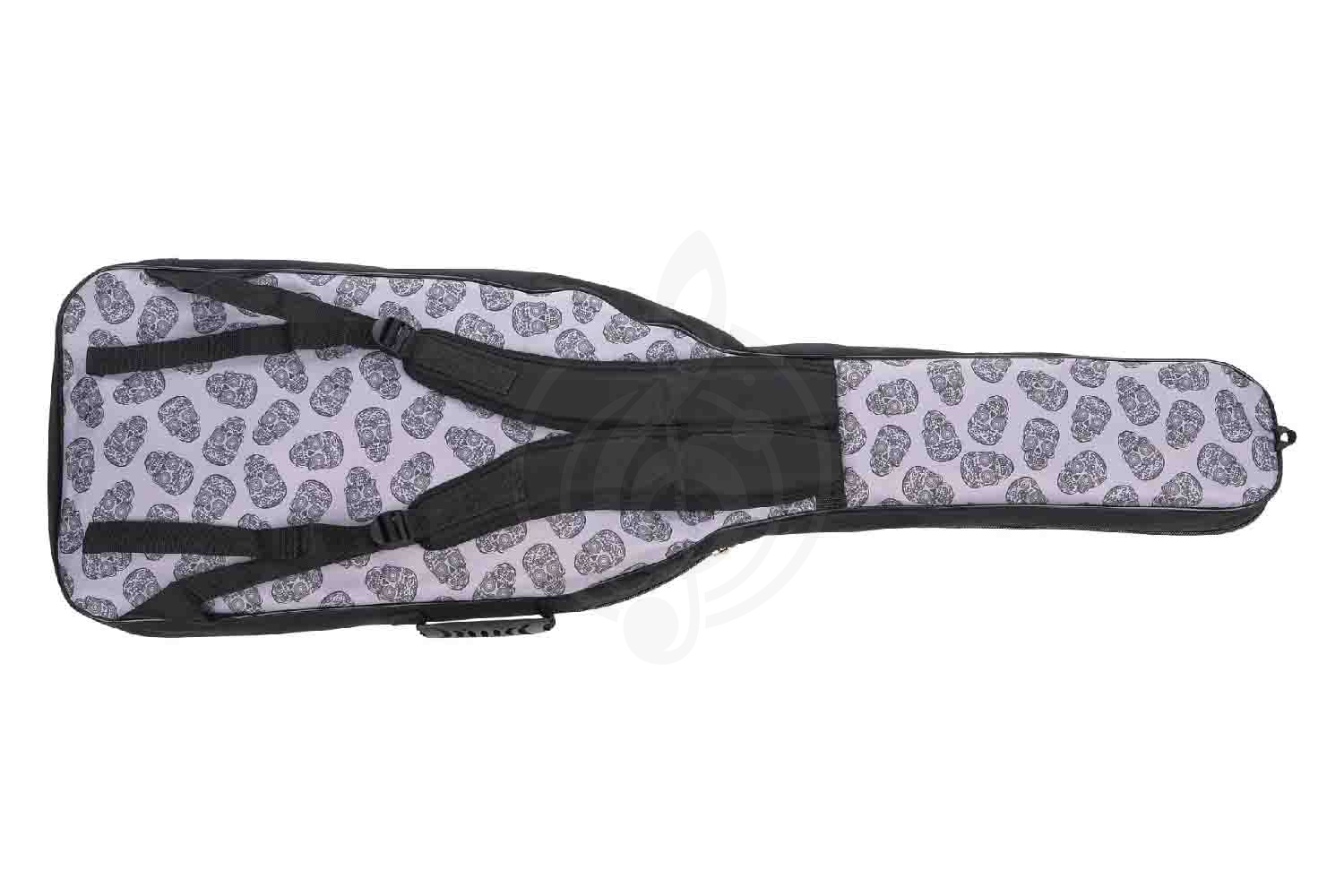 Чехол для бас-гитары MEZZO MZ-ChGB-3skull2/b - Чехол для бас-гитары - фото 2