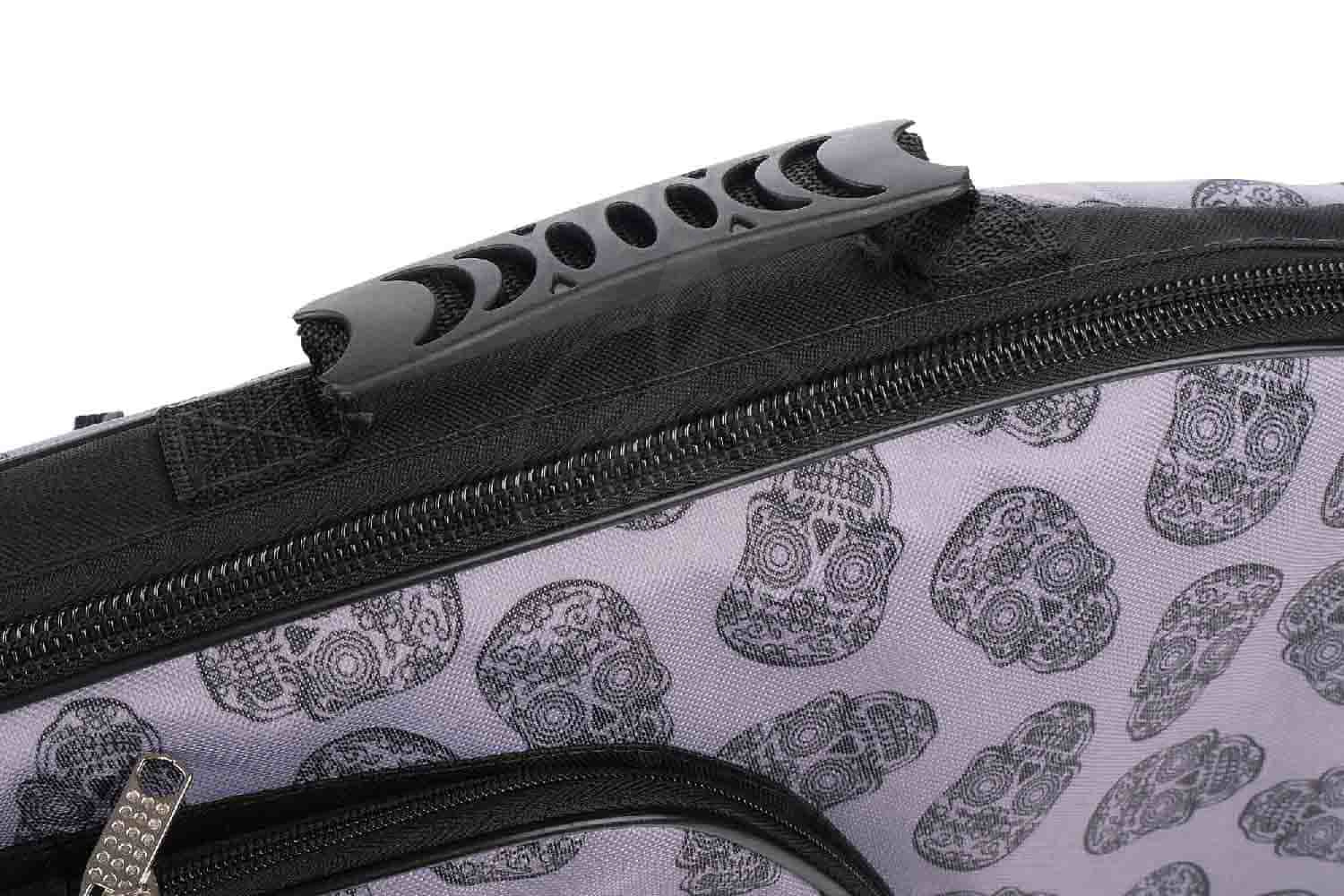 Чехол для бас-гитары MEZZO MZ-ChGB-3skull2/b - Чехол для бас-гитары - фото 3