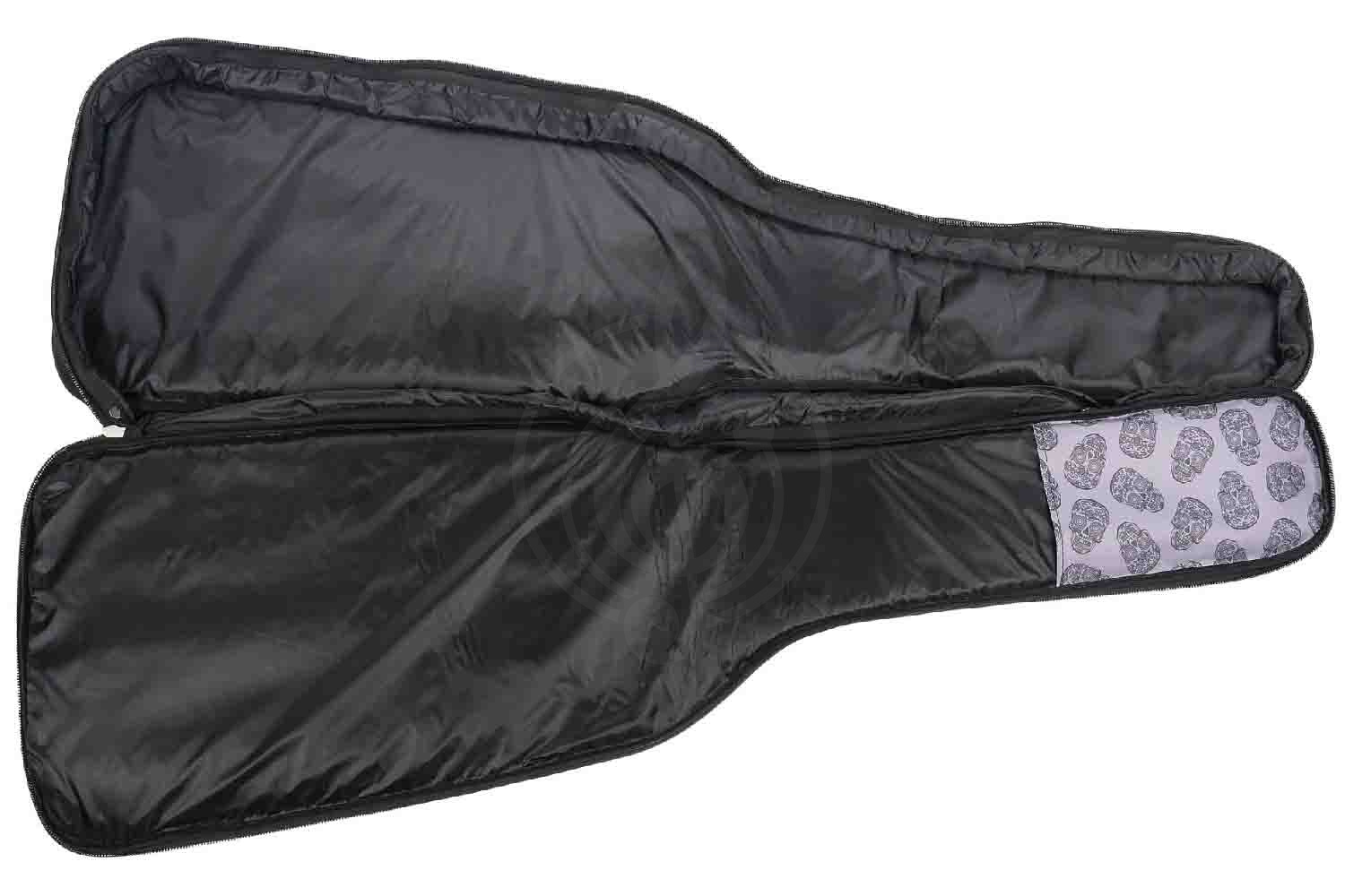 Чехол для бас-гитары MEZZO MZ-ChGB-3skull2/b - Чехол для бас-гитары - фото 5