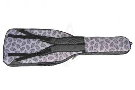 Чехол для бас-гитары MEZZO MZ-ChGB-3skull2/grey - Чехол для бас-гитары - фото 2