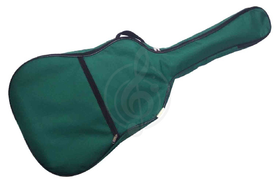 Чехол для акустической гитары MEZZO MZ-ChGD-2/1green - Чехол для гитары дредноут, зелёный - фото 1
