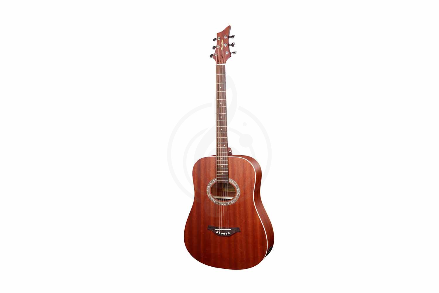 Электроакустическая гитара MiLena Music ML-Baritone-MAH/EQ - Гитара электроакустическая - фото 5
