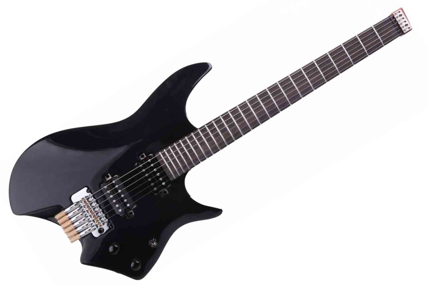  MOLLO NH600 BK - Электрогитара безголовая - фото 1