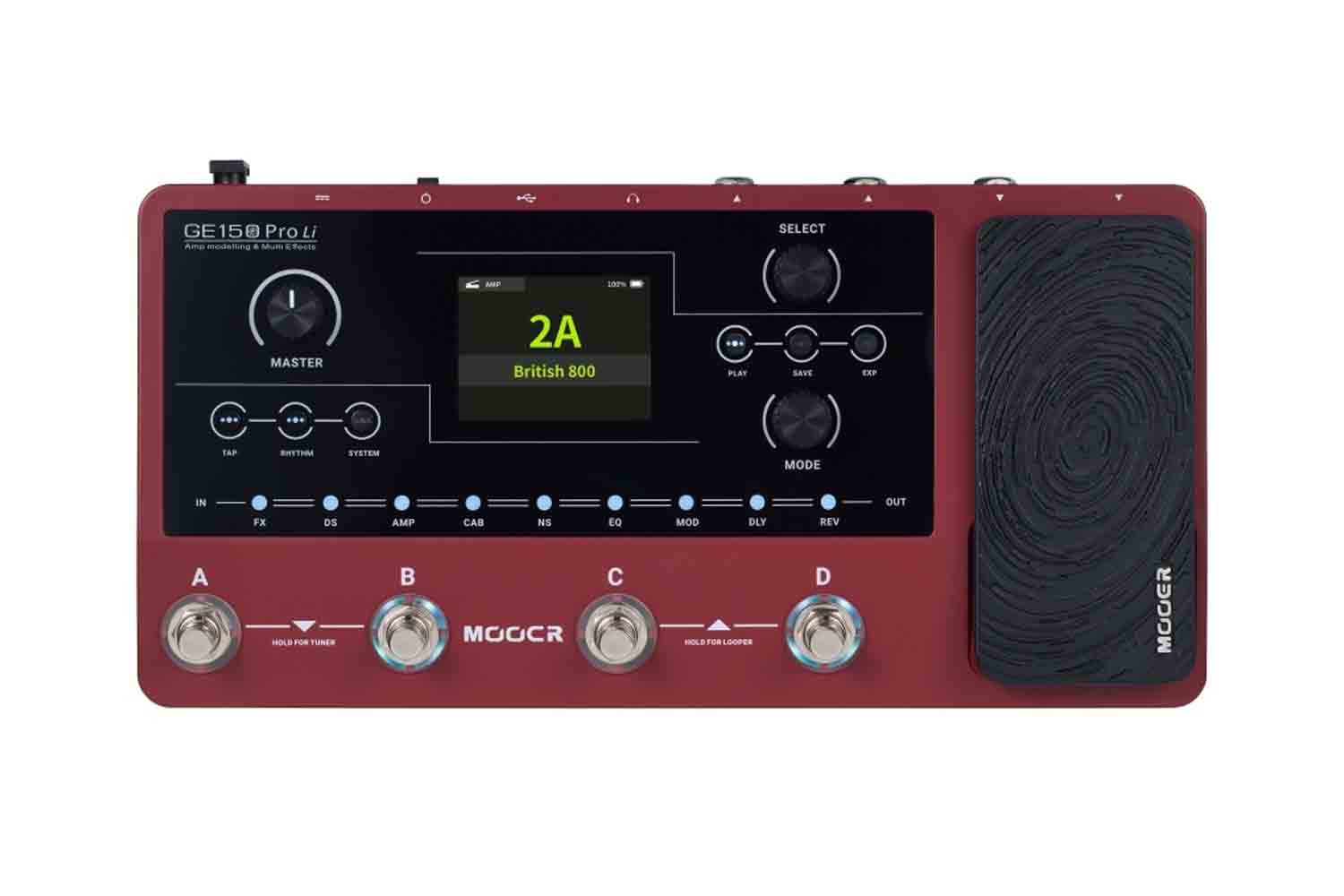 Процессор для электрогитары Mooer GE150-Pro-Li-PM - Процессор эффектов - фото 1