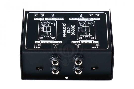 DI-box N-Audio DI-2 - Преобразователь сигнала для гитары, ди-бокс, пассивный - фото 4