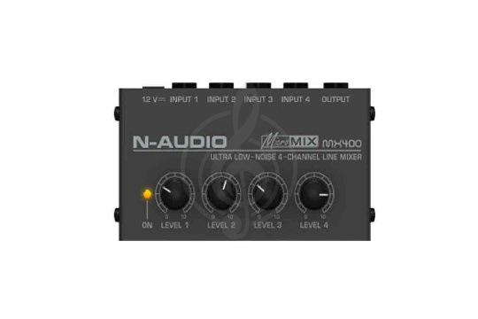 Аналоговый микшер N-Audio MX400 - Микшер, 4 канала - фото 1