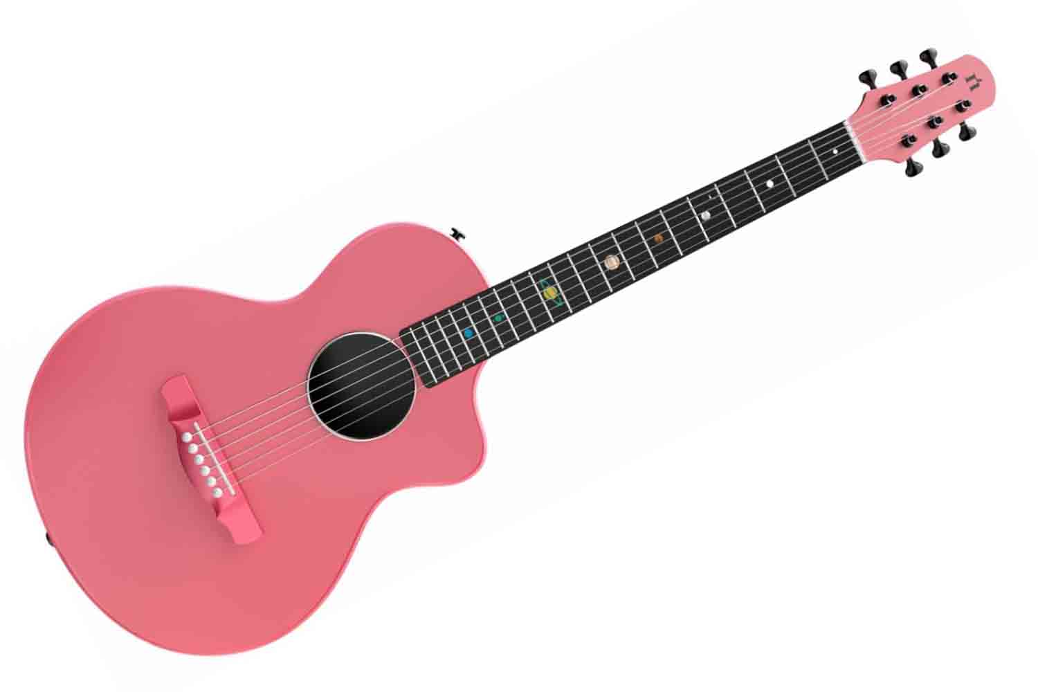 Акустическая гитара NEBULA Asteroid Peach Pink - Акустическая гитара - фото 1