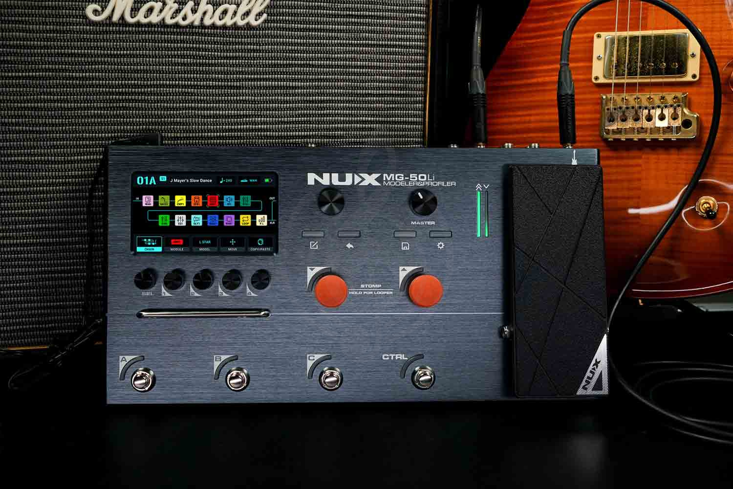Процессор для электрогитары Nux MG-50LI-DB - Процессор эффектов - фото 6