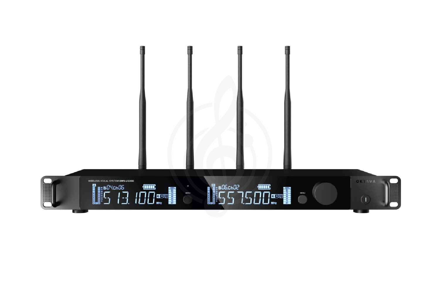 Радиосистема с петличным микрофоном Октава OWS-U2200D01L01-B - Двухканальная радиосистема - фото 7